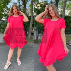 Nikole basic alul fodros tunika 526-neonpink