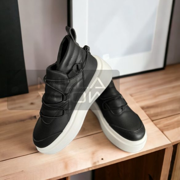 Seastar bőrhatású cipő BL382P - fekete