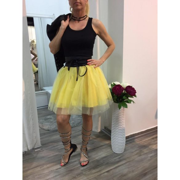 Rövid tüll szoknya-yellow