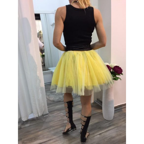 Rövid tüll szoknya-yellow