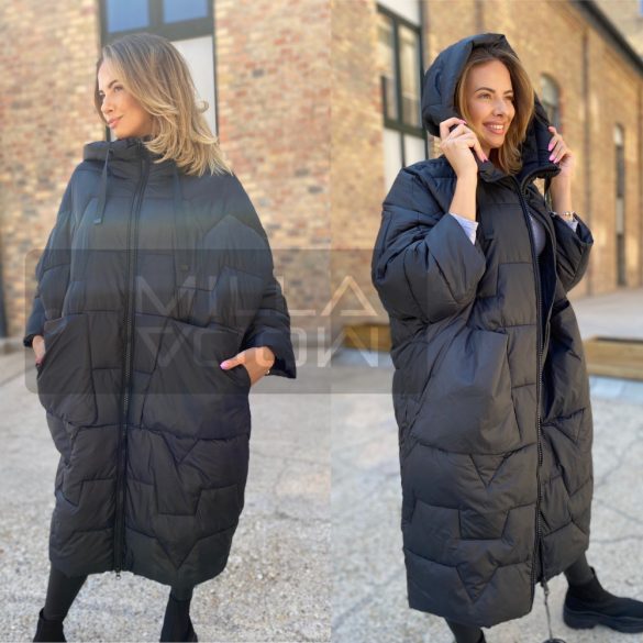 Szófia oversize 2210 kabát fekete