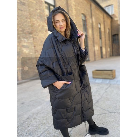 Szófia oversize 2210 kabát fekete