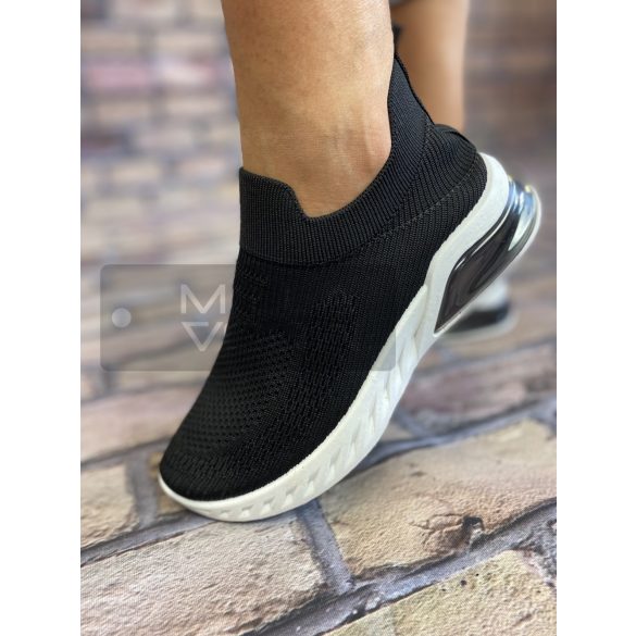 Fly bebújós elasztikus sneaker-fekete