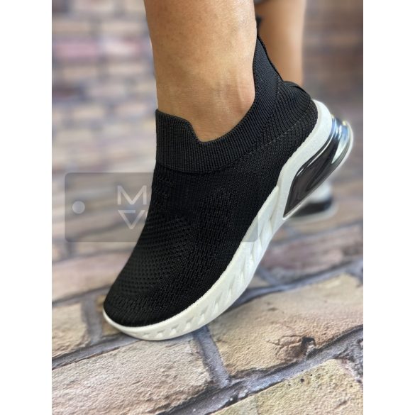 Fly bebújós elasztikus sneaker-fekete A65