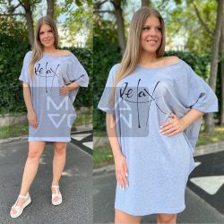 Nikole Relax basic tunika 529-világosszürke