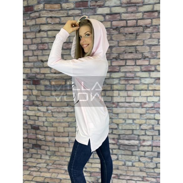 Tom&Jerry kapucnis pulóver WPU-2203-rózsaszín