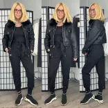 Best masnis pamut nadrág S0169-fekete