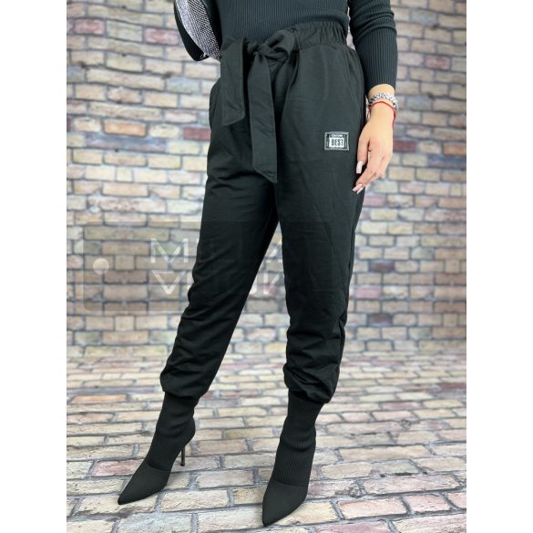 Best masnis pamut nadrág S0169-fekete