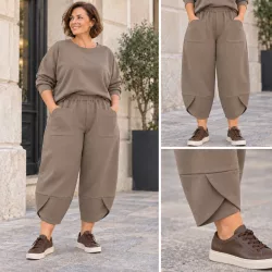 Astra zsebes nadrág 5758-taupe