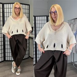 Daniella kötött felső 72794-bézs