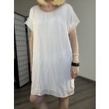 Vibe pamut viszkóz basic tunika 23118 - bézs