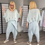 Hello Mya gumis derekú elasztikus ülepes farmer70870-világoskék