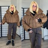 AG Milano steppelt crop dzseki AG1-9201-barna