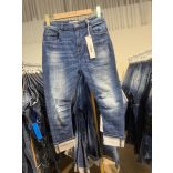 S-Woman farmernadrág SW1692 - sötétkék