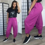 Astra zsebes pamut nadrág-lila