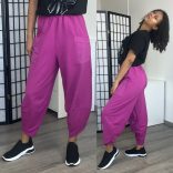 Astra zsebes pamut nadrág-lila