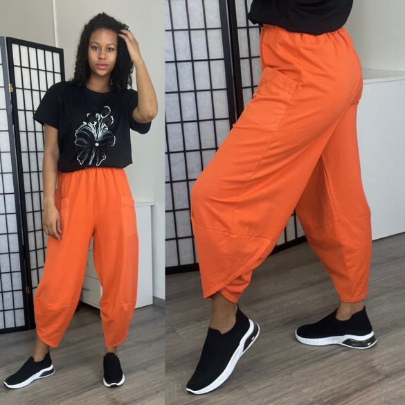 Astra zsebes pamut nadrág-narancs