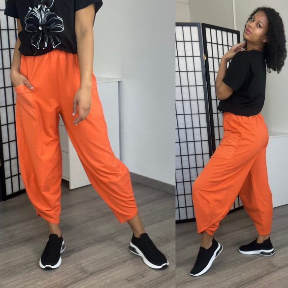 Astra zsebes pamut nadrág-narancs