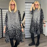 Mitica aszimmetrikus ruha 8031.2-szürke