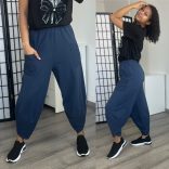 Astra zsebes pamut nadrág-sötétkék