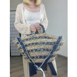 Kassandra jeans szalmatáskaKSC80383