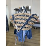 Kassandra jeans szalmatáskaKSC80383