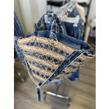 Kassandra jeans szalmatáskaKSC80383