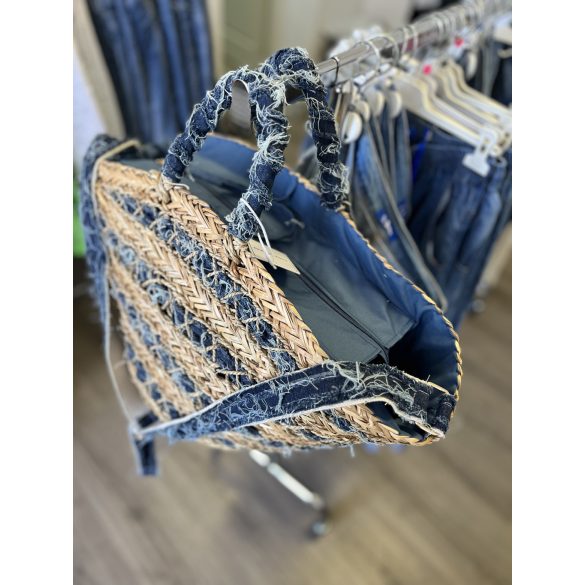 Kassandra jeans szalmatáskaKSC80383