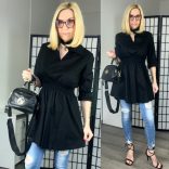 Superio gumis erekú vászon tunika2291-fekete