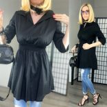 Superio gumis erekú vászon tunika2291-fekete