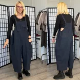 Burro bőszárú overál  BU4682919-sötétkék