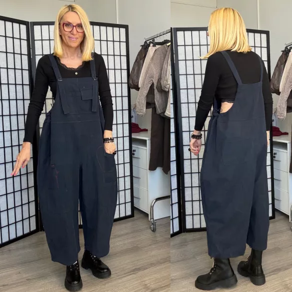 Burro bőszárú overál  BU4682919-sötétkék