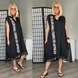 Fly Out Libres ujjatlan ruha 1153 - fekete