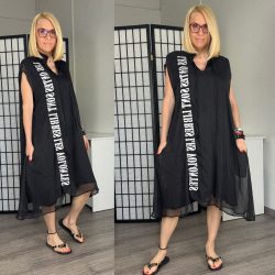 Fly Out Libres ujjatlan ruha 1153 - fekete