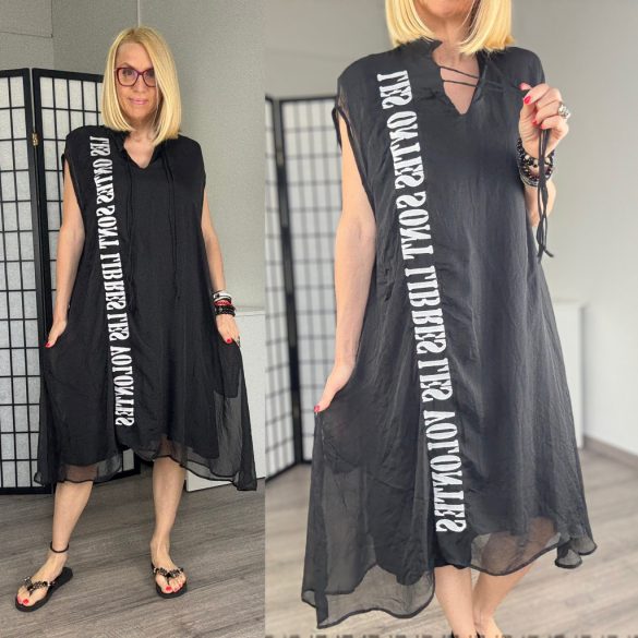 Fly Out Libres ujjatlan ruha 1153 - fekete