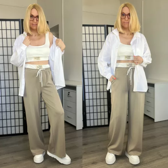 Perfect Life nadrág + top15383-taupe