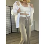 Perfect Life nadrág + top15383-taupe