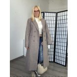 Darling egyenes vonalú szövetkabát 1305-világosbarna