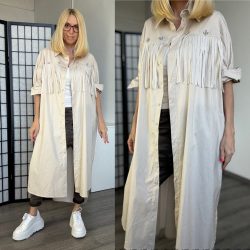 Zeta Otto rojtos vászon ingruha  18266 - bézs