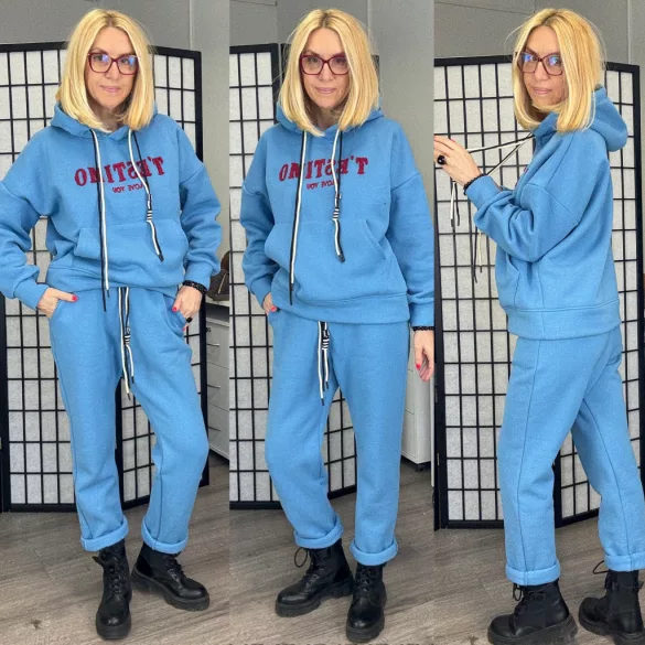 T'estimo I love you  2 részes melegítőszett 6621-712- kék