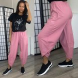 Astra zsebes pamut nadrág-mályva