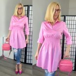 Superio gumis erekú vászon tunika2291-rózsaszín