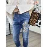 S Woman Mickey enyhén ülepes elasztikus farmer SW1692