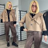 SUN filc blézer8407-világosbarna