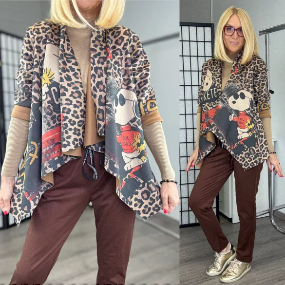 Snoopy blézer-ocelot