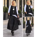 Wendy Trendy gumis derekú hagymaszoknya 791089-fekete