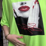 Nikole Style rövidujjú  zsebes tunika 586 - neonzöld