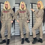 T'estimo I love you  2 részes melegítőszett 6621-7127 - taupe