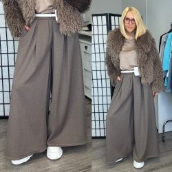 Dorothy bőszárú nadrág 1617-taupe