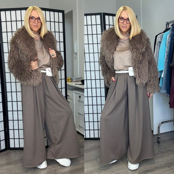 Dorothy bőszárú nadrág 1617-taupe